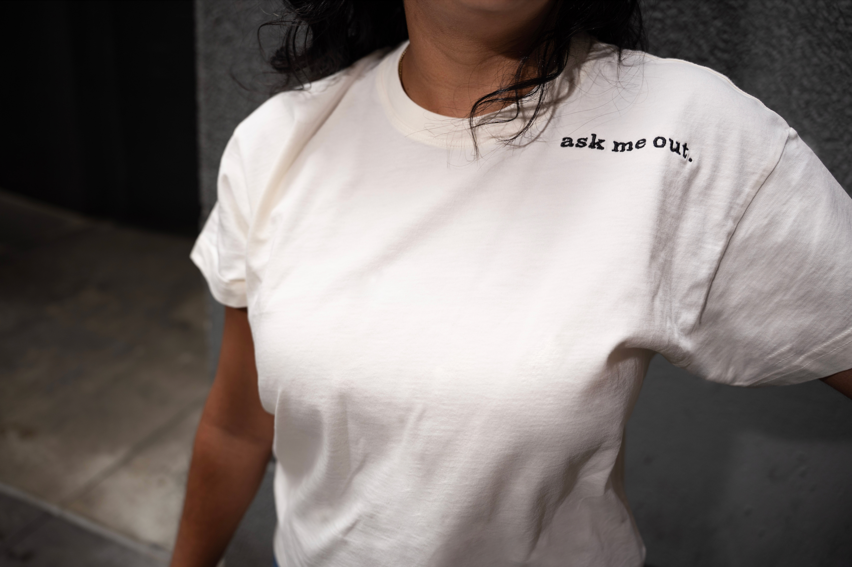AMO Shirt - Womens - Black on Cream