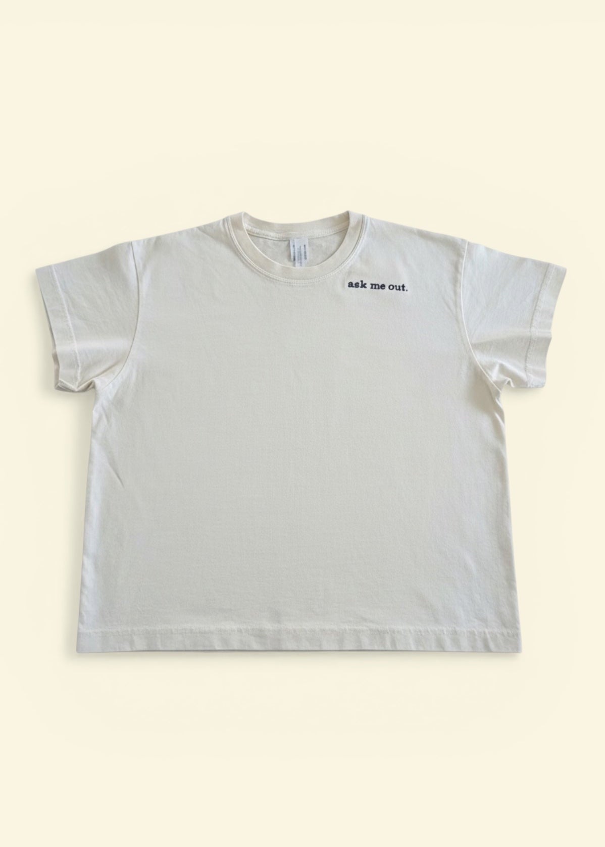 AMO Shirt - Womens - Black on Cream